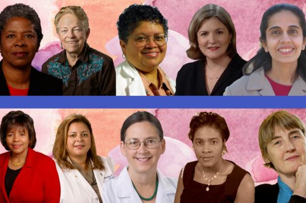Headshot collage of women in medicine