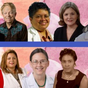 Headshot collage of women in medicine